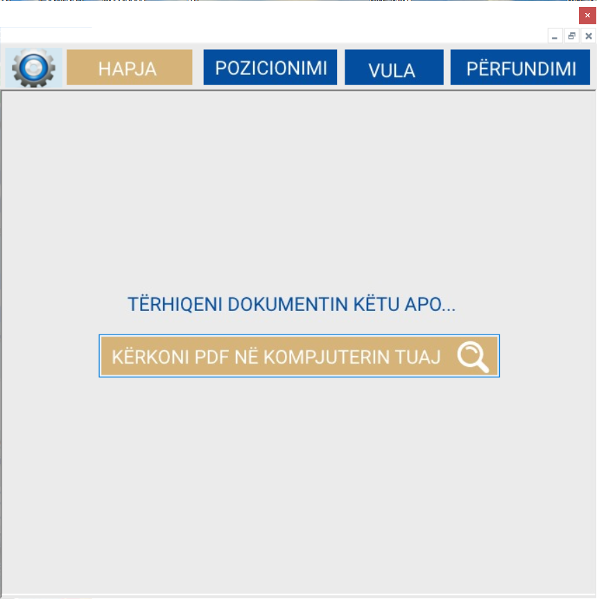 Fig 4.9: kërkimi i i dokumentit për vulosje