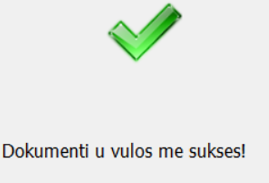 Fig.4.8: Zgjedhja e certifikatës digjitale për vulsojen elektronike